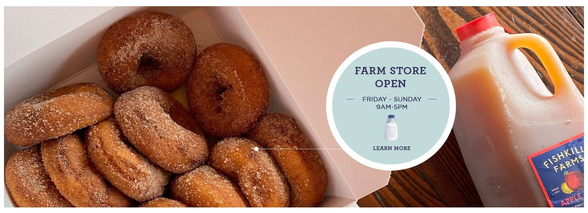 Farm store exterior at Fishkill Farms